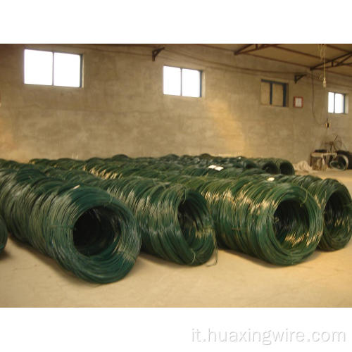 Filo di ferro rivestito in PVC per recinzione